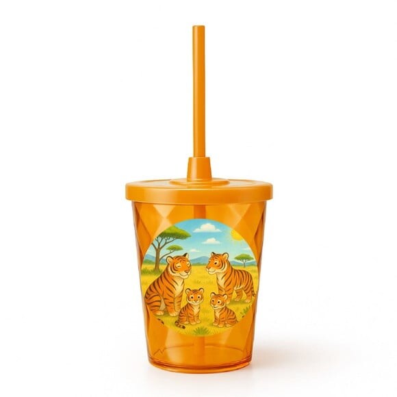 Copo Twister Personalizado 300ml Tigres