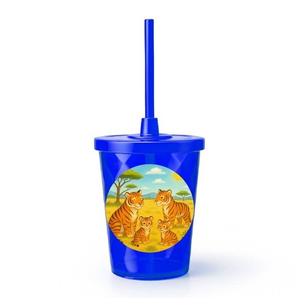 Copo Twister Personalizado 300ml Tigres