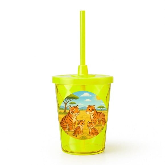 Copo Twister Personalizado 300ml Tigres