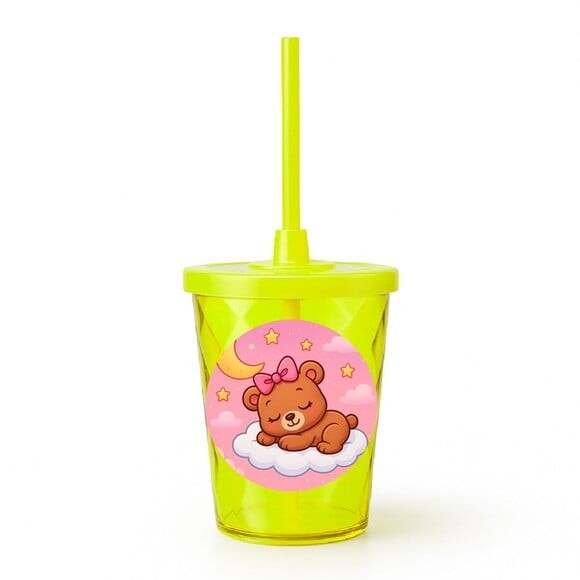 Copo Twister Personalizado 300ml Ursinha Soninho