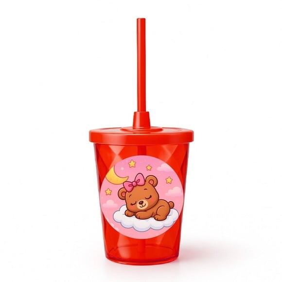 Copo Twister Personalizado 300ml Ursinha Soninho