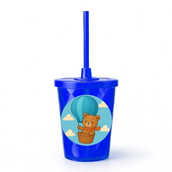 Copo Twister Personalizado 300ml Ursinho Baloeiro