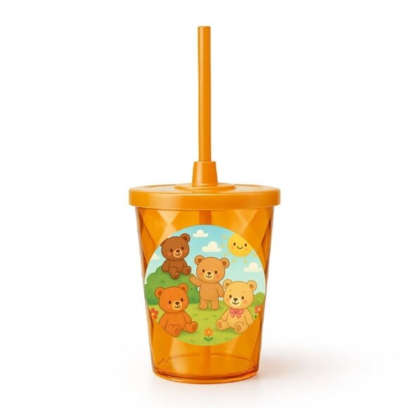 Copo Twister Personalizado 300ml Ursinhos