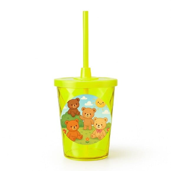 Copo Twister Personalizado 300ml Ursinhos