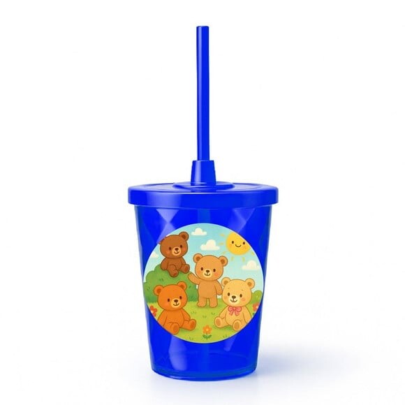 Copo Twister Personalizado 300ml Ursinhos