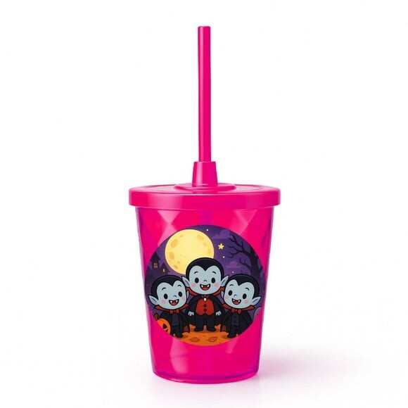 Copo Twister Personalizado 300ml Vampirinhos Fofinhos