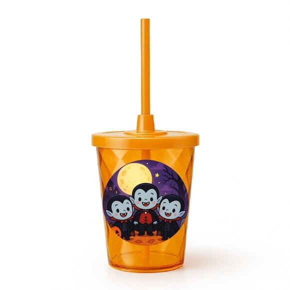 Copo Twister Personalizado 300ml Vampirinhos Fofinhos