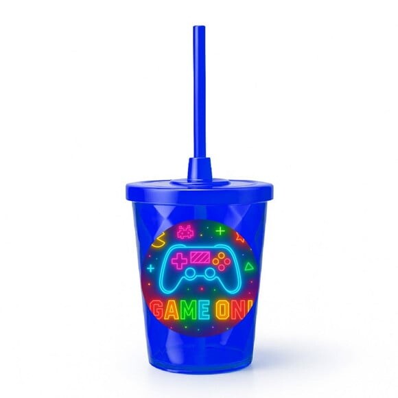 Copo Twister Personalizado 300ml Video Game Neon