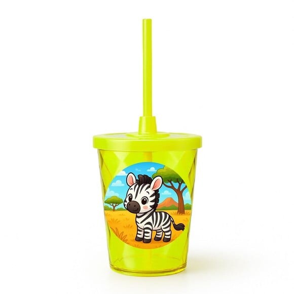 Copo Twister Personalizado 300ml Zebra Baby