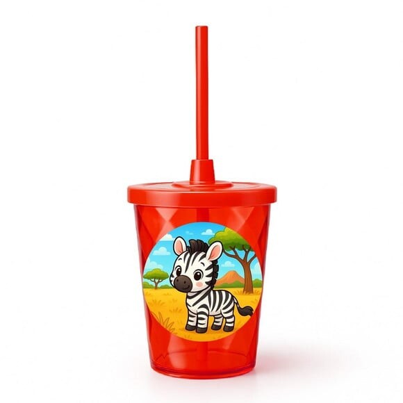 Copo Twister Personalizado 300ml Zebra Baby