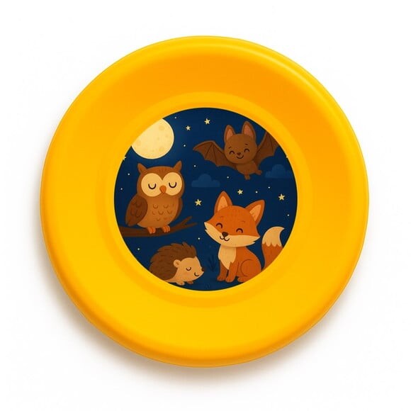 Disco de Arremesso Frisbee Animais Noturnos