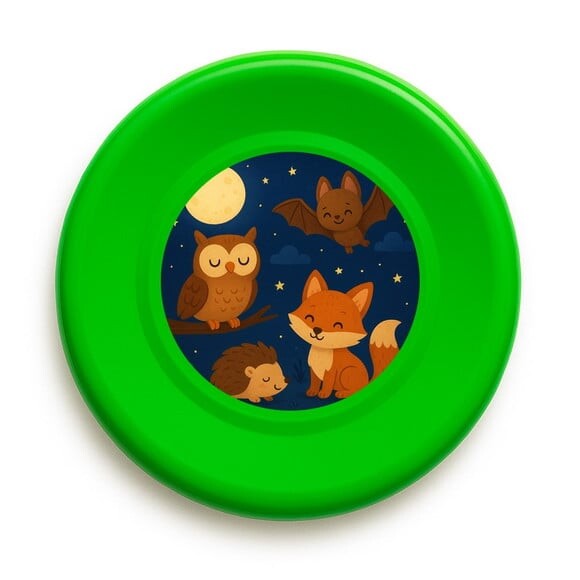 Disco de Arremesso Frisbee Animais Noturnos