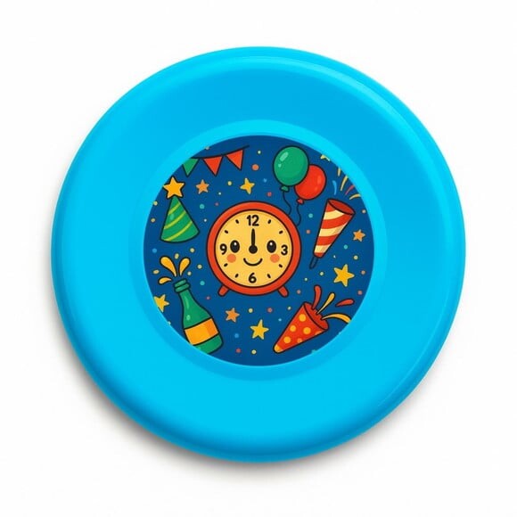 Disco de Arremesso Frisbee Ano Novo