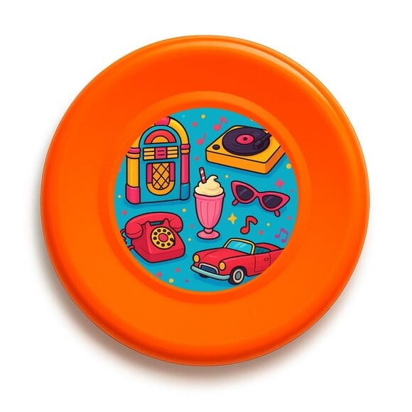 Disco de Arremesso Frisbee Anos 50