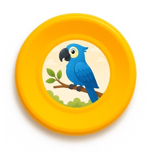 Disco de Arremesso Frisbee Arara Azul