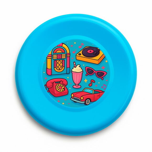 Disco de Arremesso Frisbee Anos 50