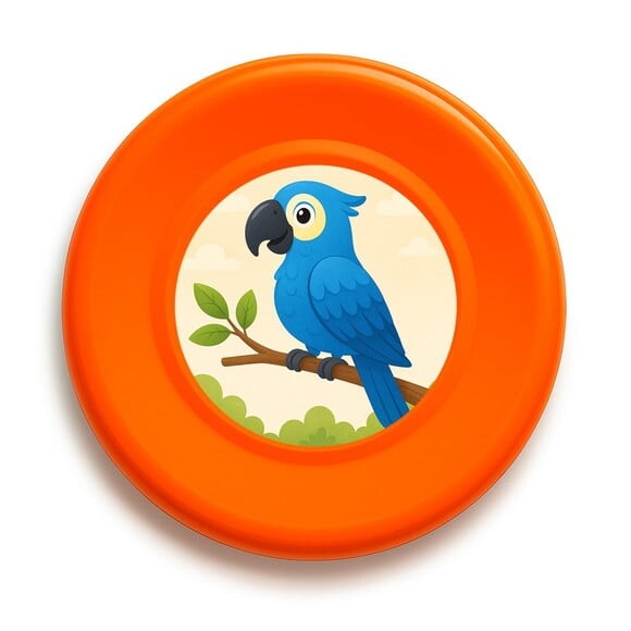 Disco de Arremesso Frisbee Arara Azul