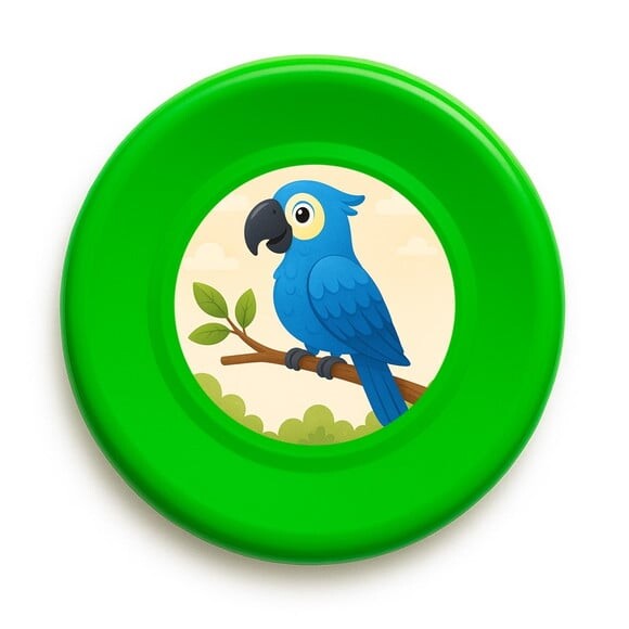 Disco de Arremesso Frisbee Arara Azul