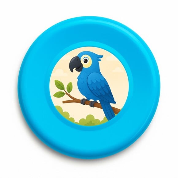 Disco de Arremesso Frisbee Arara Azul