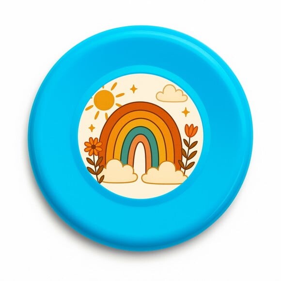Disco de Arremesso Frisbee Arco-íris Boho