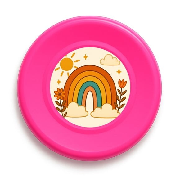 Disco de Arremesso Frisbee Arco-íris Boho