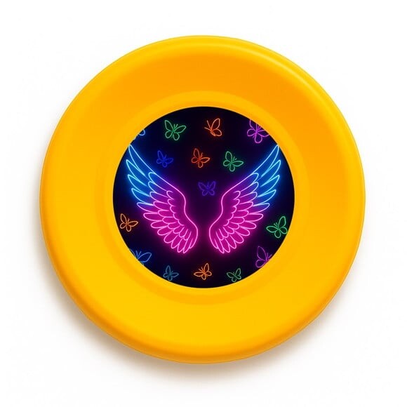 Disco de Arremesso Frisbee Asas Neon