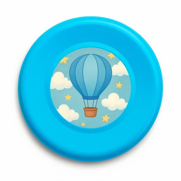 Disco de Arremesso Frisbee Balão de Ar Azul