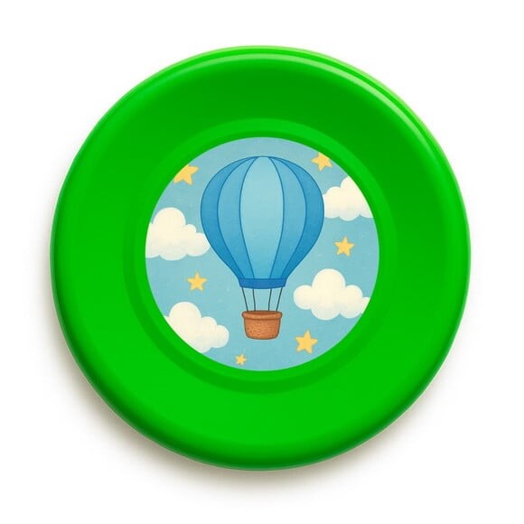 Disco de Arremesso Frisbee Balão de Ar Azul