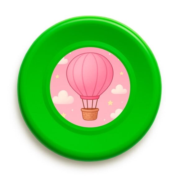 Disco de Arremesso Frisbee Balão de Ar Rosa