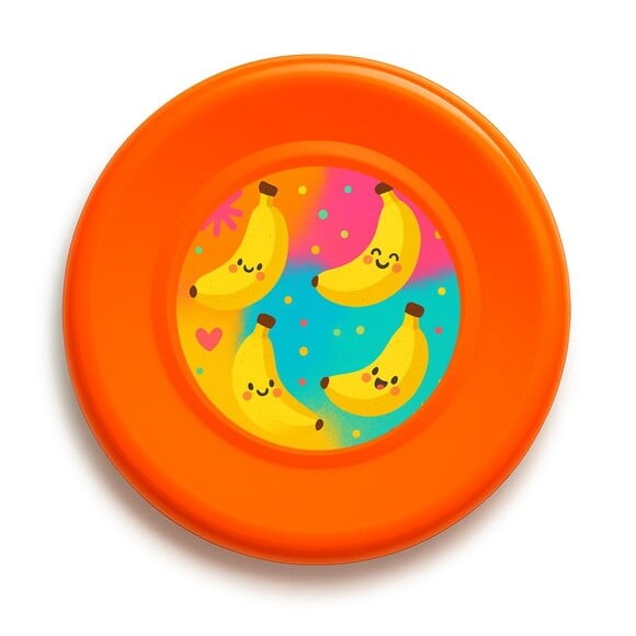 Disco de Arremesso Frisbee Bananas Divertidas