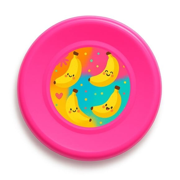 Disco de Arremesso Frisbee Bananas Divertidas