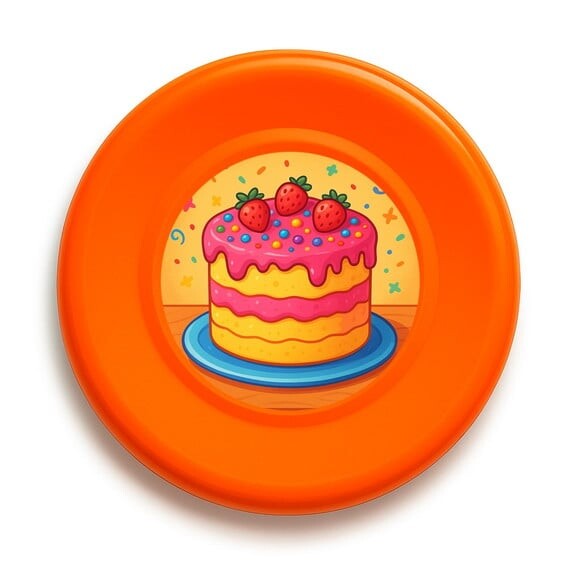 Disco de Arremesso Frisbee Bolo Confeitado
