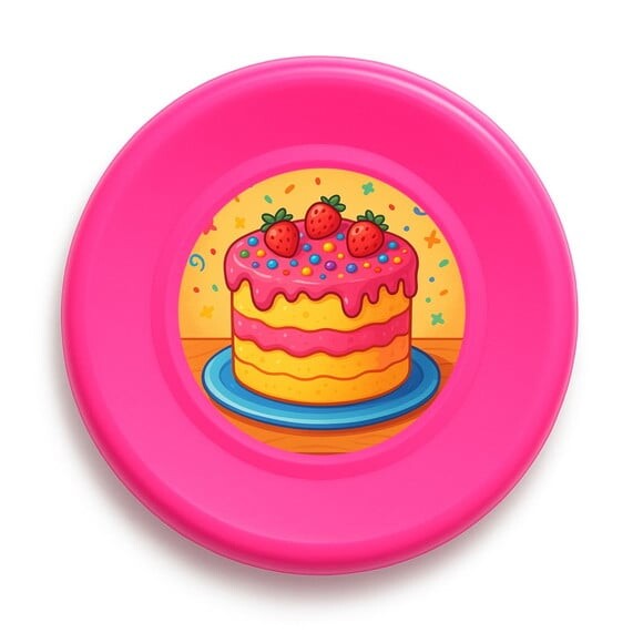 Disco de Arremesso Frisbee Bolo Confeitado