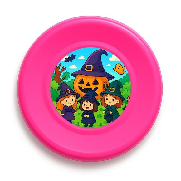 Disco de Arremesso Frisbee Bruxinhas Fofas