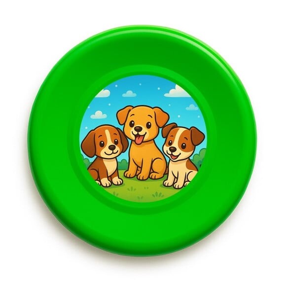 Disco de Arremesso Frisbee Cachorrinhos