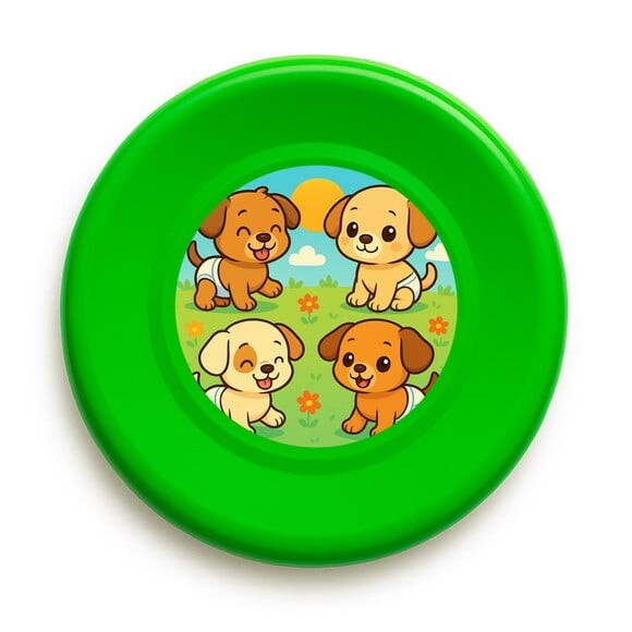Disco de Arremesso Frisbee Cachorrinhos Baby