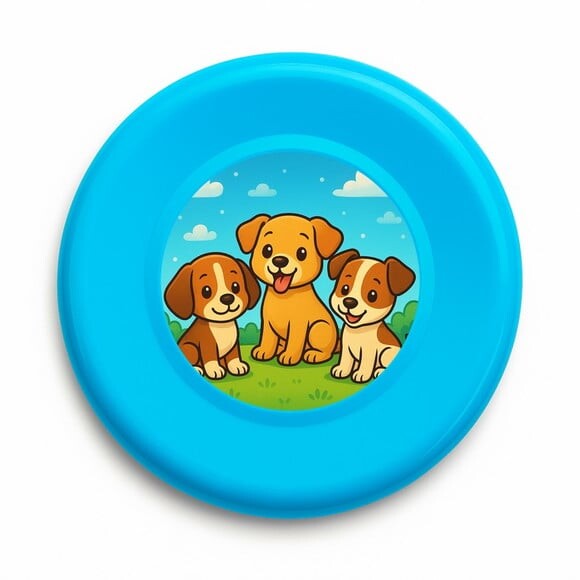 Disco de Arremesso Frisbee Cachorrinhos