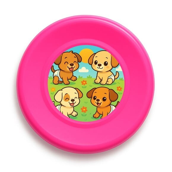 Disco de Arremesso Frisbee Cachorrinhos Baby