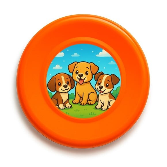 Disco de Arremesso Frisbee Cachorrinhos