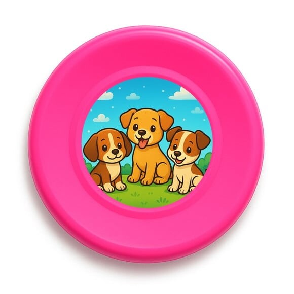 Disco de Arremesso Frisbee Cachorrinhos