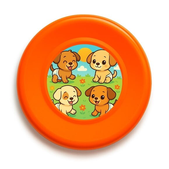 Disco de Arremesso Frisbee Cachorrinhos Baby