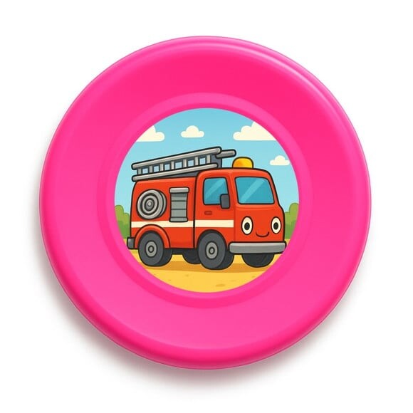 Disco de Arremesso Frisbee Caminhão de Bombeiro