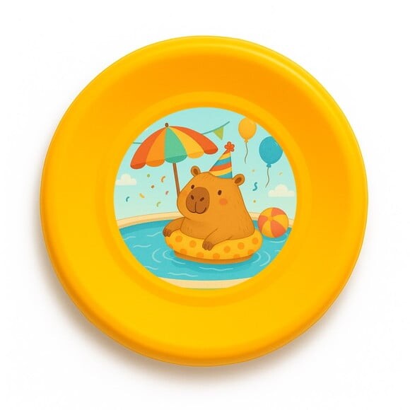 Disco de Arremesso Frisbee Capivara Pool Party