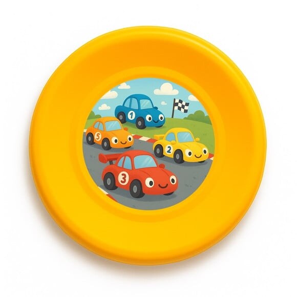 Disco de Arremesso Frisbee Carros de Corridas