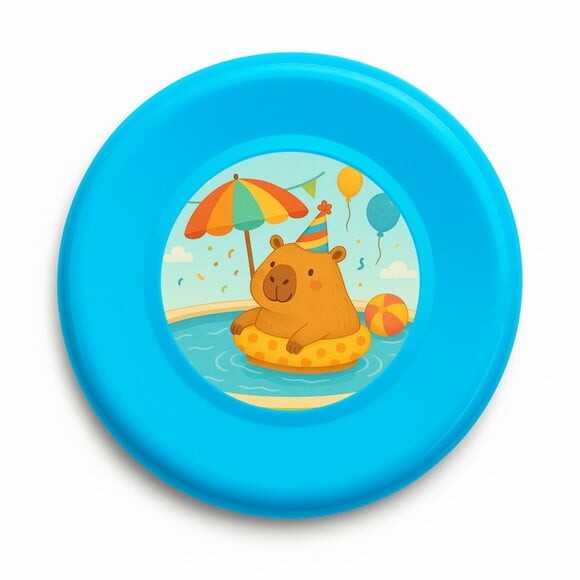 Disco de Arremesso Frisbee Capivara Pool Party