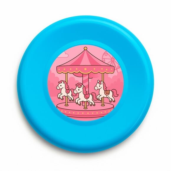 Disco de Arremesso Frisbee Carrossel Rosa