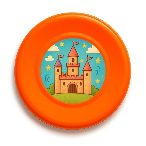 Disco de Arremesso Frisbee Castelo Encantado