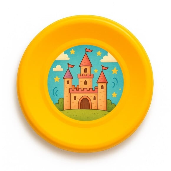 Disco de Arremesso Frisbee Castelo Encantado