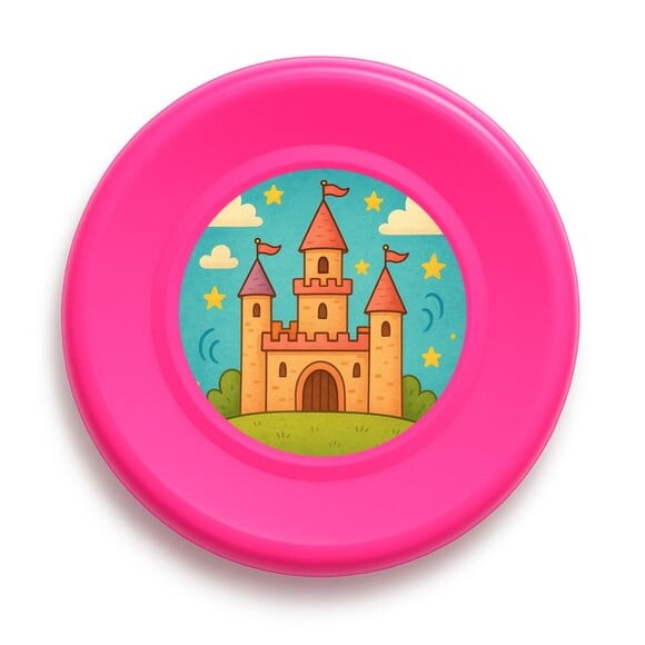 Disco de Arremesso Frisbee Castelo Encantado