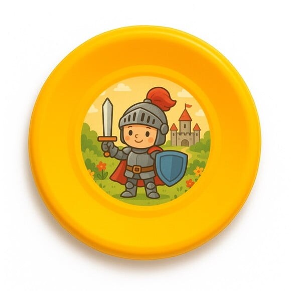Disco de Arremesso Frisbee Cavaleiro Medieval